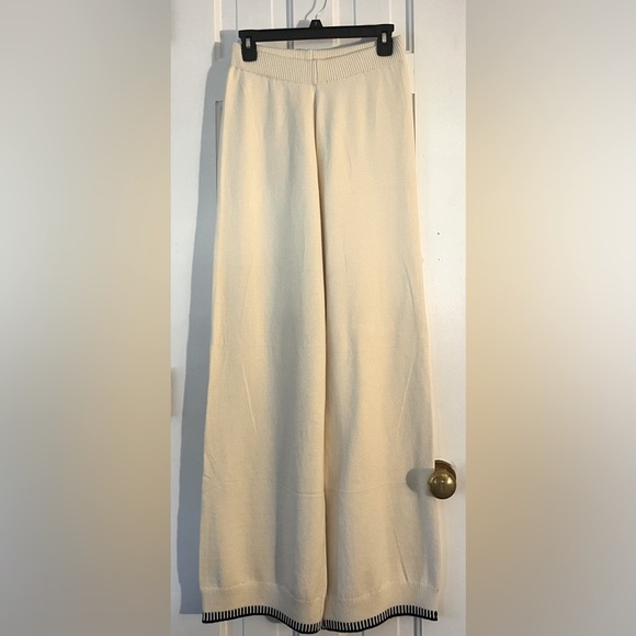 NWT CAKULO Women’s 2 Piece V-Neck Pullover Sweaters & Wide Leg Pants. Size: (XL) - Picture 7 of 15